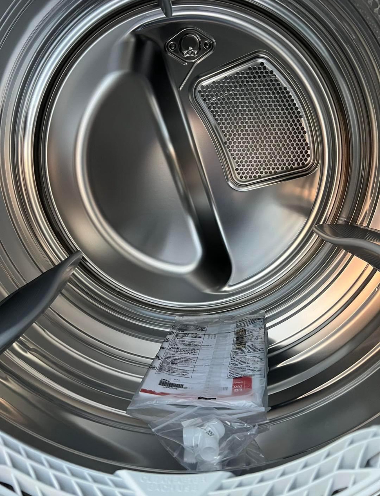 lg 5.2 cu. ft. mega capacity smart wi fi enabled front load washer and 9.0 cu. ft. mega capacity electric dryer with built in intelligence