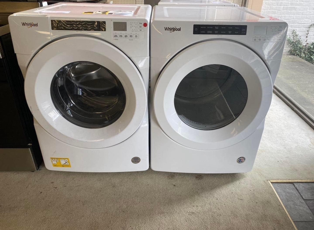 ge 24 inch front load smart washer with 5.0 cu. ft. capacity ft 24 inch gas smart dryer with 7.4 cu. ft. capacity, wifi enabled ge 24 inch front load smart washer with 5.0 cu. ft. capacity ft 24 inch gas smart dryer with 7.4 cu. ft. capacity, wifi enabled