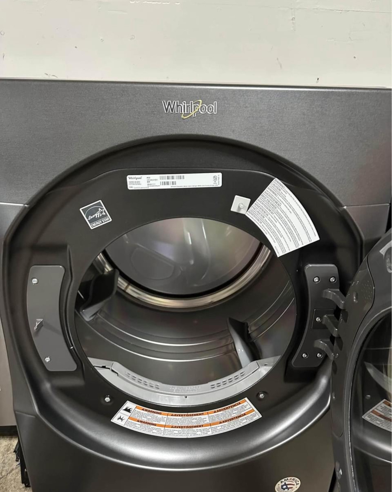 ge 24 inch front load smart washer with 5.0 cu. ft. capacity ft 24 inch gas smart dryer with 7.4 cu. ft. capacity, wifi enabled