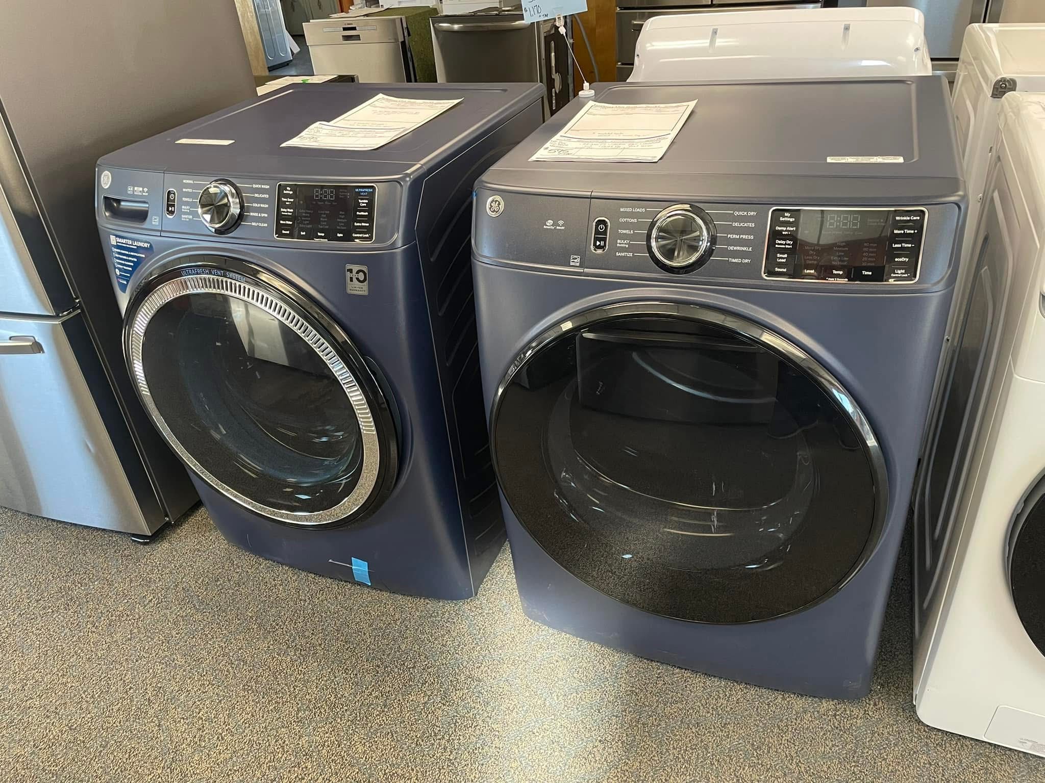 ge front load washer & electric dryer