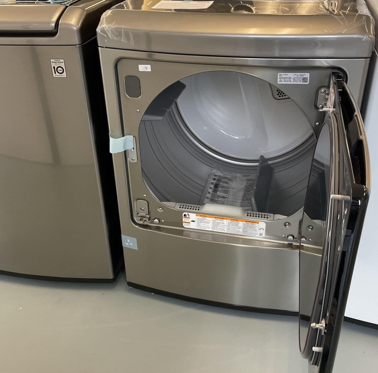 samsung 5.0 cu. ft. top load washer with active water jet in champagne ft 7.4 cu. ft. electric dryer with sensor dry in champagne samsung 5.0 cu. ft. top load washer with active water jet in champagne ft 7.4 cu. ft. electric dryer with sensor dry in champagne
