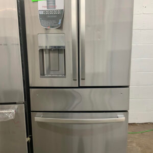 Home ge 27.9 cu. ft. 4 door french door refrigerator with a fingerprint resistant stainless steel finish