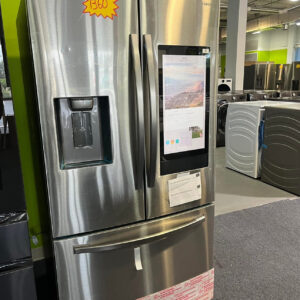 Home samsung 36 inch, 26.5 cu. ft. capacity, french door, smart refrigerator with a built in family hub™ touchscreen