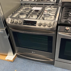 lg 30 inch slide in gas range with a 6.3 cu. ft. oven capacity and probake convection® system