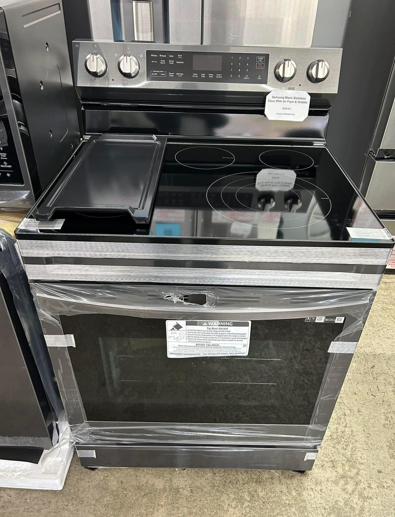 samsung 30 inch freestanding electric smart range with a large 6.3 cu. ft. capacity oven, a five element smoothtop, convection cooking, and built in no preheat air fry samsung 30 inch freestanding electric smart range with a large 6.3 cu. ft. capacity oven, a five element smoothtop, convection cooking, and built in no preheat air fry